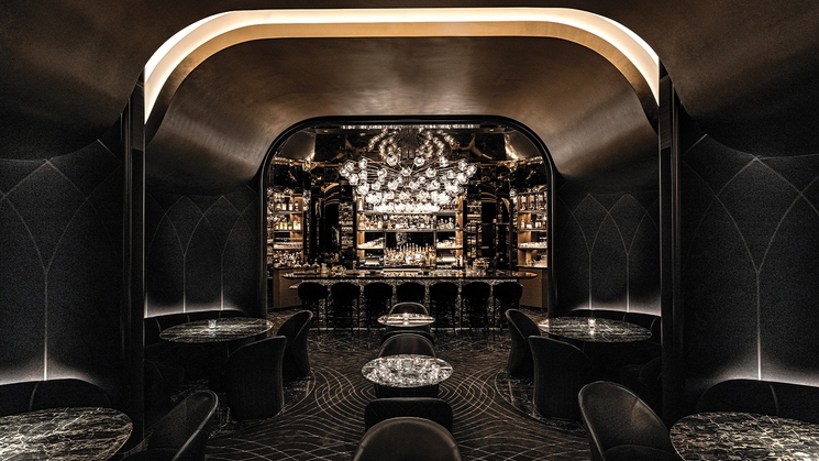 The Vault at Bellagio in Las Vegas features plenty of over-the-top cocktails