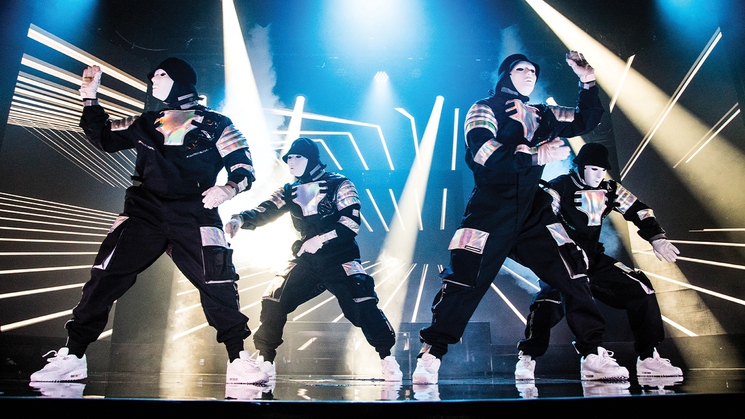 Jabbawockeez performs at MGM Grand in Las Vegas