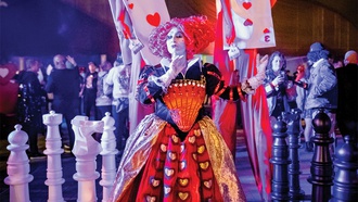 The 'Alice's Adventures in Wonderland'-themed massive brings in DJs, costumes, art, food and cocktails to ...