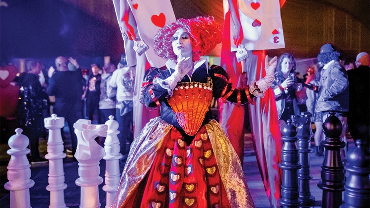 The 'Alice's Adventures in Wonderland'-themed massive brings in DJs, costumes, art, food and cocktails to ...