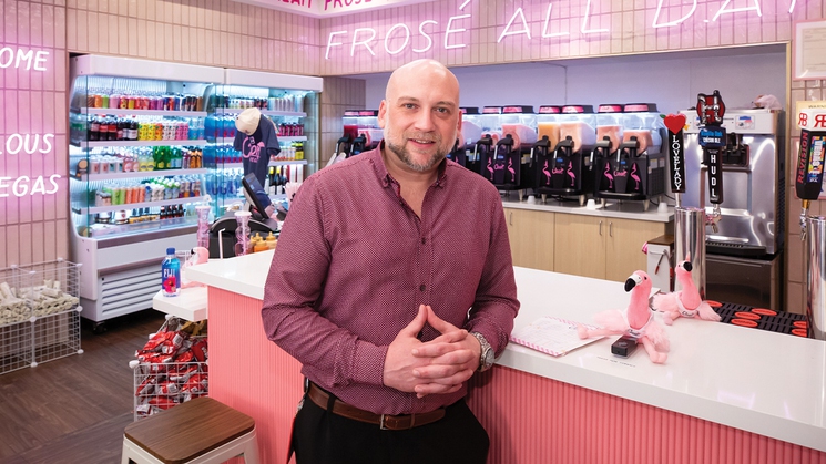 Chris Arthur is general manager of Co-Op Frosé & Eatery at Resorts World Las Vegas