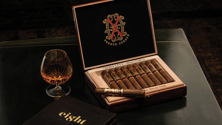 Explore a world of fine cigars and amazing whiskies at Eight Lounge at Resorts World Las Vegas