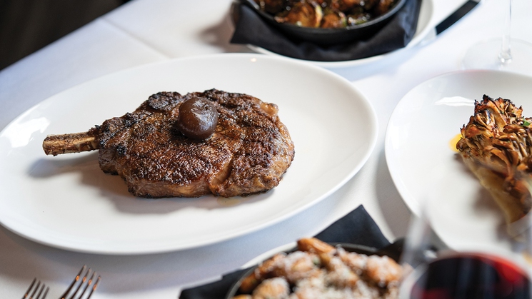 Steaks are the order of the day at Bistecca Italian Steakhouse at Tuscany Suites & Casino in Las Vegas