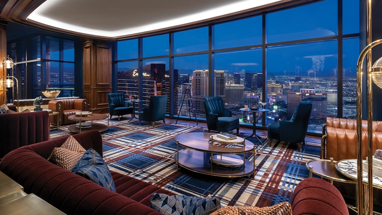 Alle Lounge on 66 at Resorts World Las Vegas offers unparalleled views