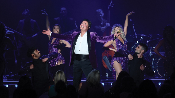 Donny Osmond performs at Harrah's Las Vegas
