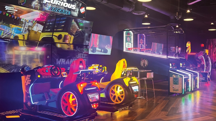 Video games and air hockey are just the beginning of the fun you'll find at The Cove Bar & Arcade at Treasure Island in Las Vegas