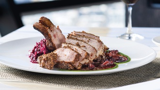 The STRAT restaurant offers amazing dishes and amazing views of the entire valley.