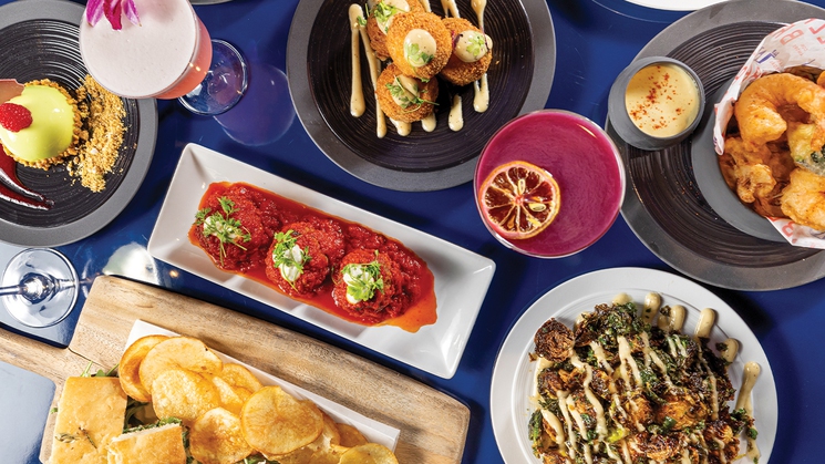 Just a few of the tapas in store for you at Bar Zazu at Resorts World Las Vegas
