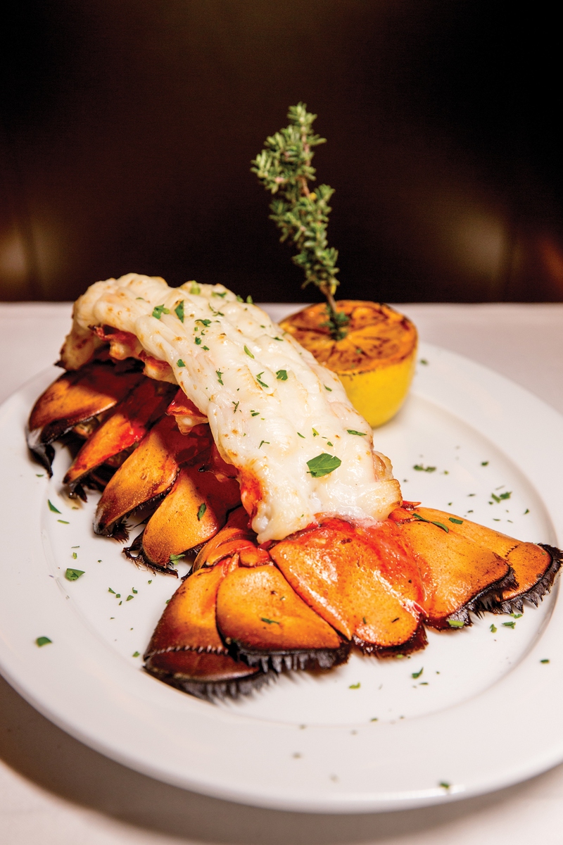 Roasted Maine lobster tail