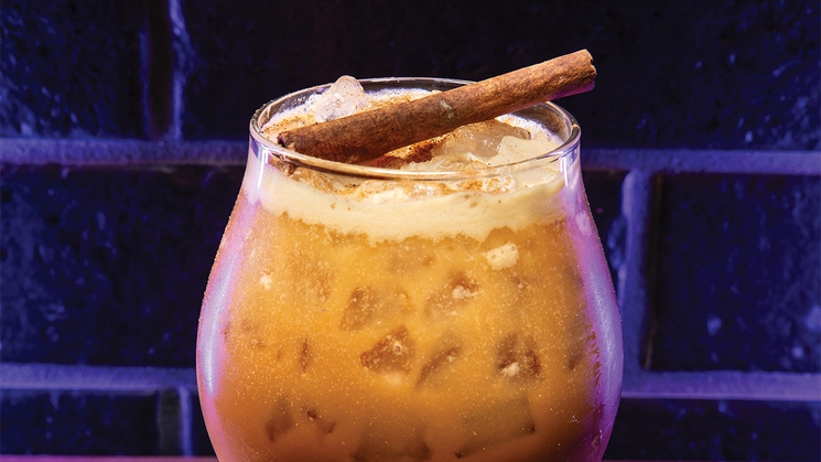 The Material Girl cocktail at The Sand Dollar Downtown at Plaza in Las Vegas