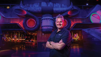 The general manager of the attraction’s restaurant division immerses himself in the job.