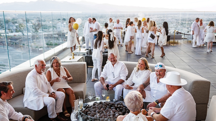 Don your best whites and enjoy Legacy En Blanc at Legacy Club at Circa Resort & Casino in Las Vegas