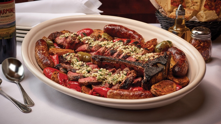 The porterhouse Contadina at Carmine's Las Vegas at The Forum Shops at Caesars