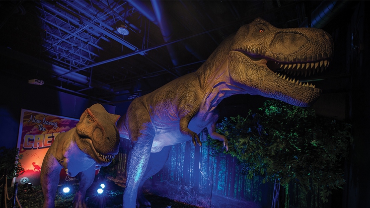 Take the whole family on an trip back in time at 'Dino Safari: A Walk Thru Adventure' at Horseshoe Las Vegas