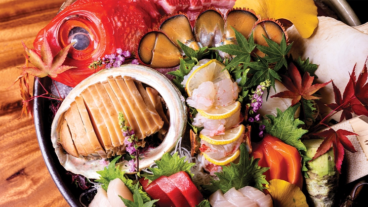 Just a few of the Japanese delights available at Kusa Nori at Resorts World Las Vegas