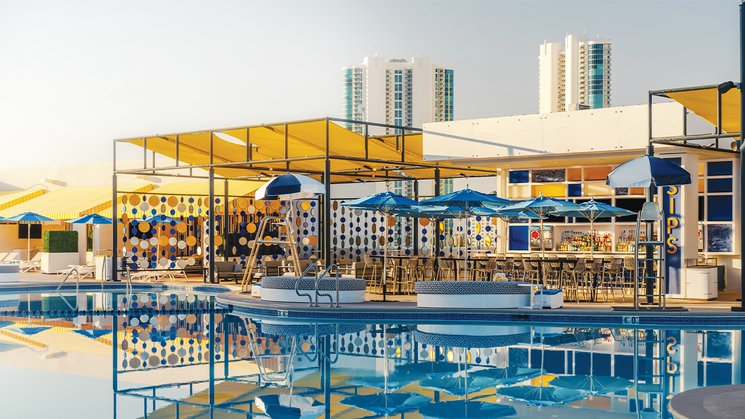 Swim & Social at The STRAT in Las Vegas launched a Last Hour Happy Hour from 4-5 p.m. Sunday through Thursday and from 5-6 p.m. Friday and Saturday