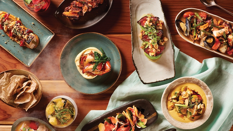 Just a few of the small-plate delights that await you at Julian Serrano Tapas at Aria in Las Vegas