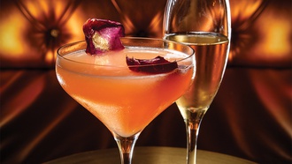 The venue at SAHARA Las Vegas combines terrific cocktails and a welcoming ambience.