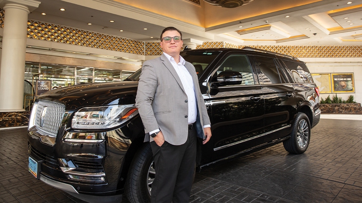 Jon Steinman is the director of guest services at Golden Nugget in downtown Las Vegas