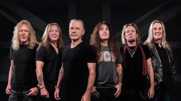 Iron Maiden performs at Mandalay Bay in Las Vegas on Oct. 5