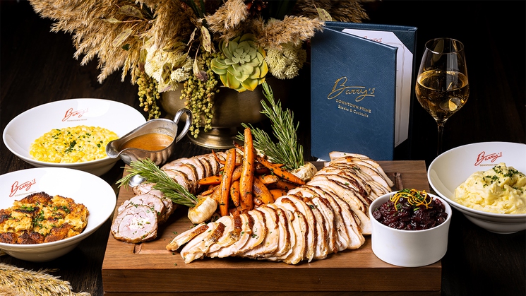 Enjoy all the flavors of Thanksgiving at Barry's Downtown Prime at Circa Resort & Casino in downtown Las Vegas