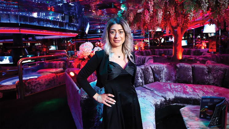 Stella Gaydadzhieva is a cocktail server at Peppermill Restaurant and Fireside Lounge in Las Vegas