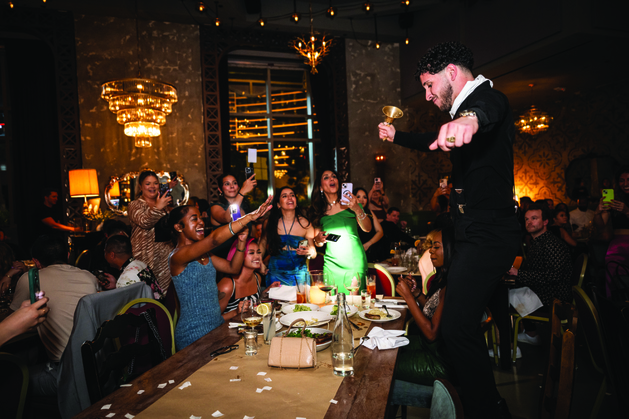 HaSalon at The Venetian in Las Vegas promises great food and a party atmosphere