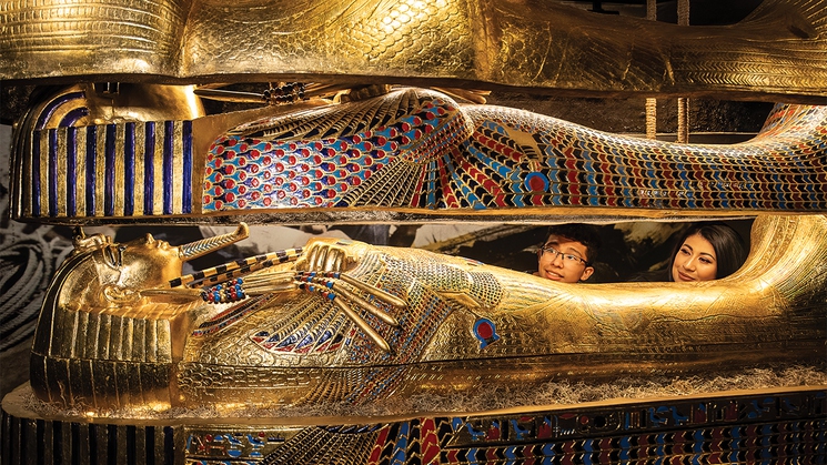 Go back in time at 'Discovering King Tut's Tomb—The Experience' at Luxor in Las Vegas