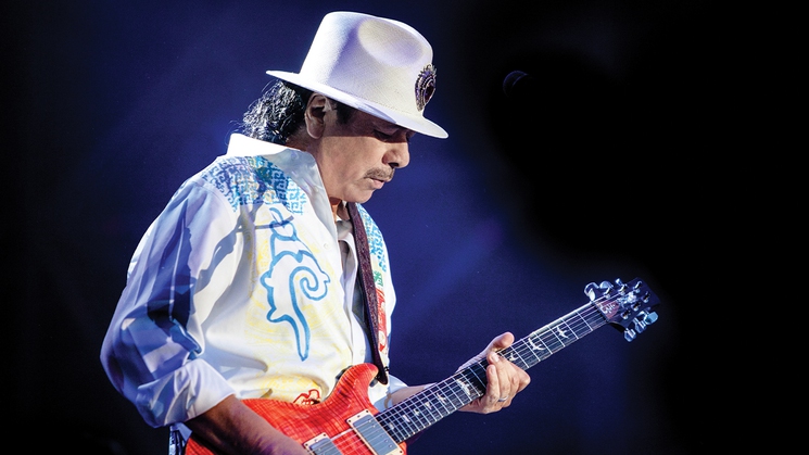 Carlos Santana returns to his residency at House of Blues at Mandalay Bay in Las Vegas this week