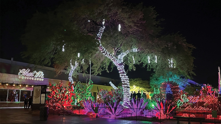 Ethel M Chocolates Factory & Cactus Garden in Henderson has launched its Annual Holiday Cactus Garden Lights celebration