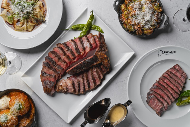 Great steaks and old-school charm are the order of the day at Oscar's Steakhouse at Plaza in Las Vegas