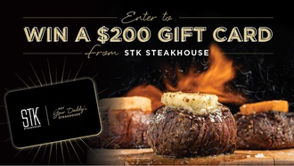 STK Steakhouse is celebrating the HOLIDAY SEASON by giving you the chance to win a ...