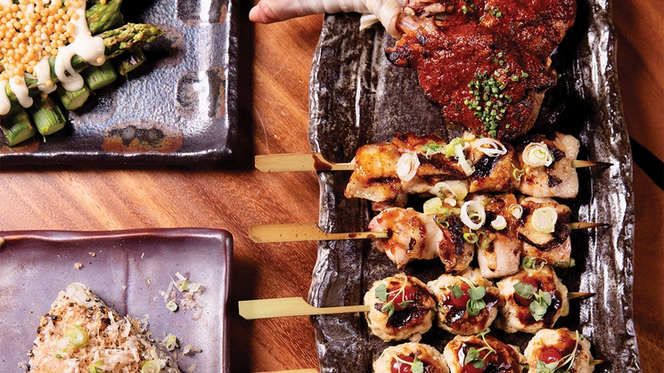 Just some of the delights available at Kusa Nori at Resorts World Las Vegas