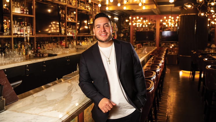 Wilson Barrera is a bartender at Barry's Downtown Prime at Circa Resort and Casino
