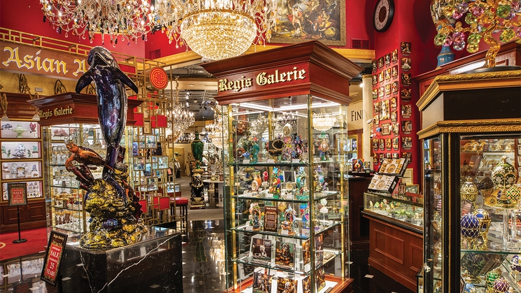 Regis Galerie at The Grand Canal Shoppes at The Venetian in Las Vegas is the perfect place to find a holiday gift for that special someone