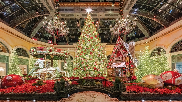Check out ''Twas,' The Bellagio Conservatory and Botanical Gardens' latest display, this month at Bellagio in Las Vegas