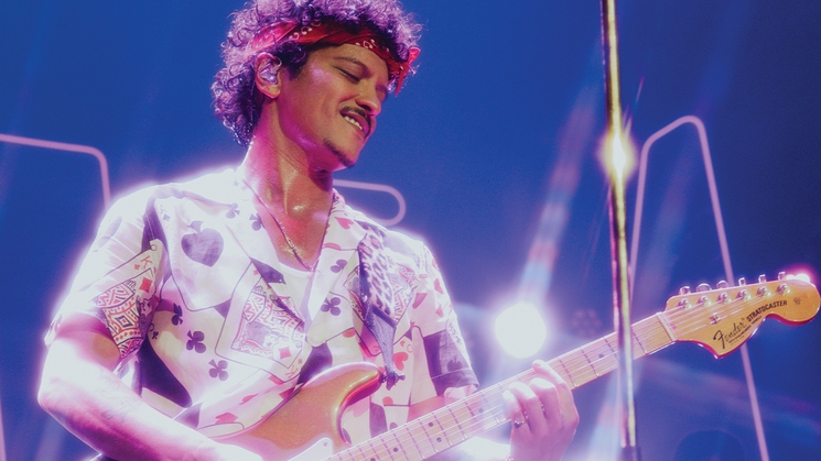 Bruno Mars performs at Park MGM in Las Vegas on Dec. 27 and 30-31