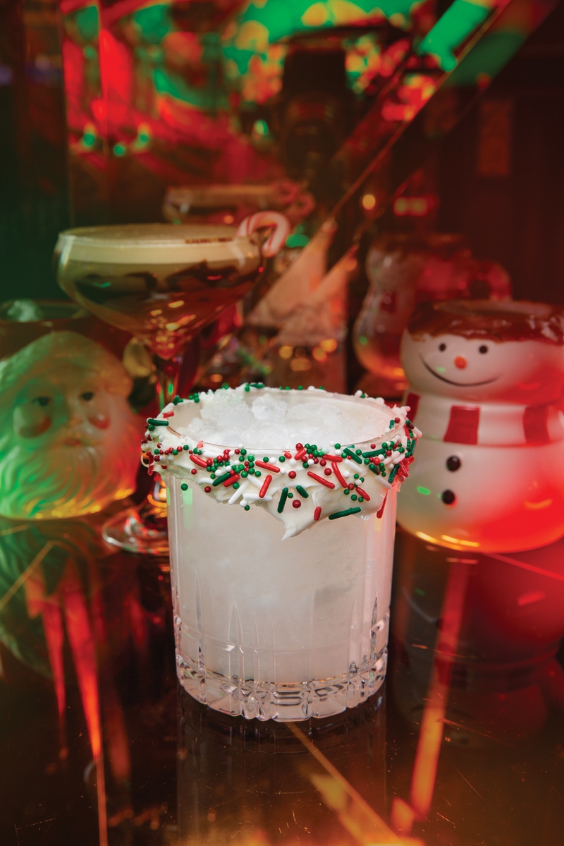 White Christmas margarita from Rosina Cocktail Lounge