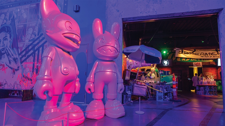 Make yourself feel much better at Superplastic's Dopeameme Institute for Pleasure Research at AREA15 in Las Vegas