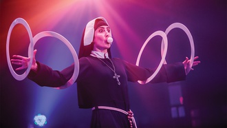 Laugh and gasp in awe at the Wild West-themed Atomic Saloon Show at The Venetian in Las Vegas