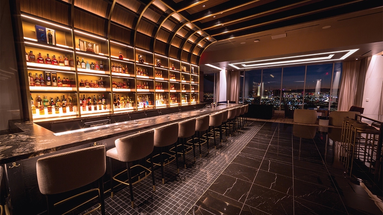 Enjoy great cocktails and views at Legacy Club at Circa Resort & Casino in Las Vegas