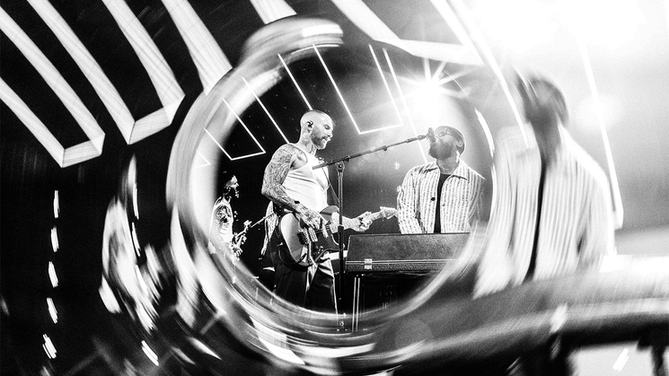 Maroon 5 performs at Dolby Live at Park MGM in Las Vegas