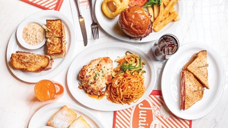 Cheesecake may be the star at this East Coast outpost, but it’s joined by ample ...