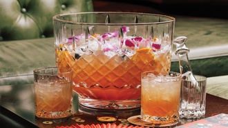 The speakeasy inside Famous Foods Street Eats serves some of the best cocktails in the ...