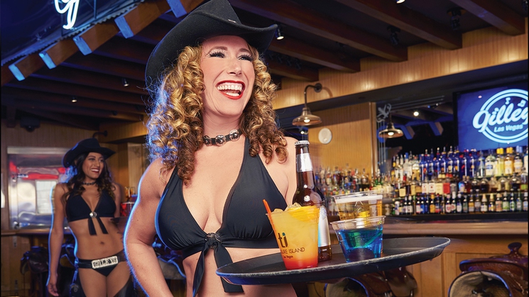 Gilley's at Treasure Island in Las Vegas offers a great happy hour