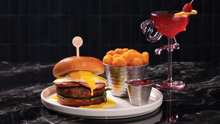 Find decadent burgers at Gordon Ramsay Burger at Flamingo Las Vegas