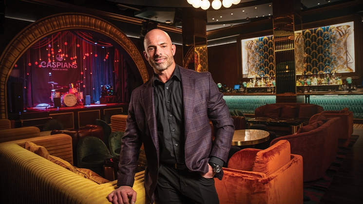 Corey Nigrelli is director of operations at Caspian's Rock & Roe at Caesars Palace in Las Vegas