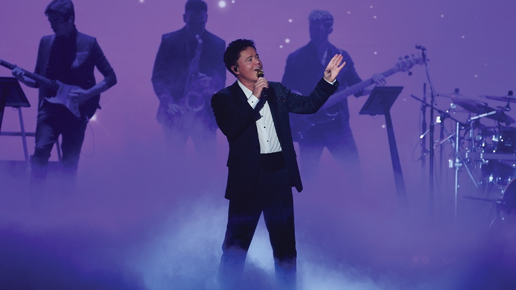 Donny Osmond performs at Harrah's Las Vegas