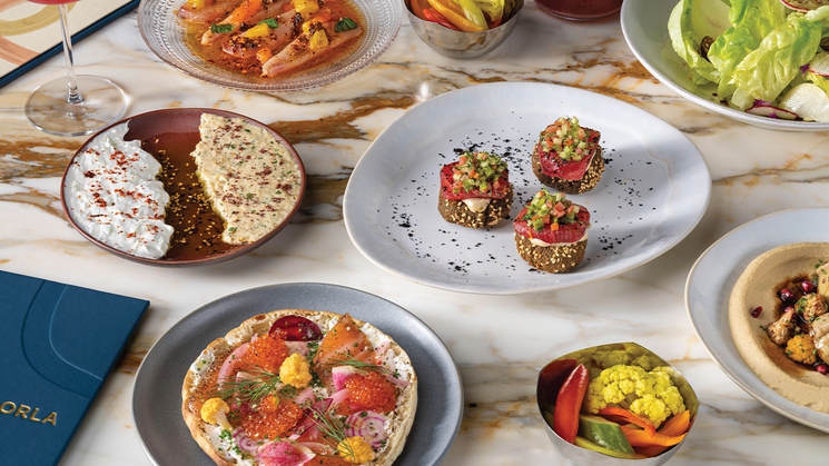 Just some of the delights in store at Michael Mina's Orla at Mandalay Bay in Las Vegas