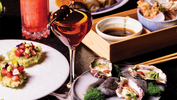 Just a few of the delights in store at Kusa Nori at Resorts World Las Vegas